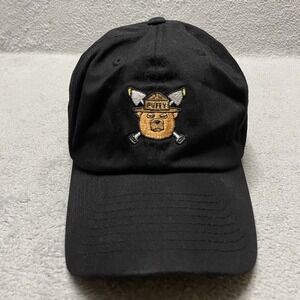Grassroots California Hat Black Smokey The Bear Puffy Limited‎ Edition RARE